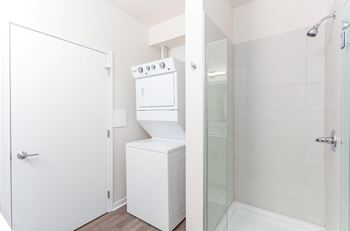 Washer and dryer included in every home
